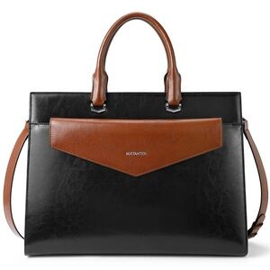 BOSTANTEN Mizuki Modern-Style Leather Briefcase